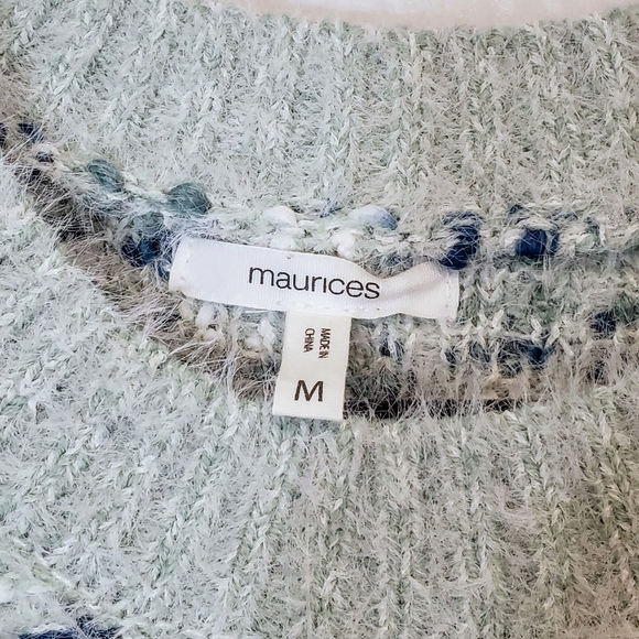 Maurices Fuzzy Sweater Pullover Sweater Soft Stretch Size Medium Brand N… - Picture 7 of 13